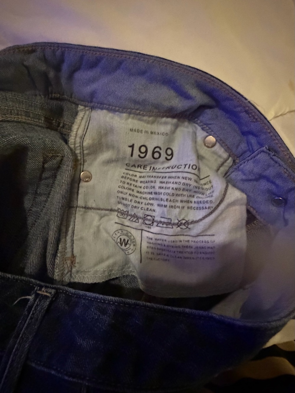 GAP 1969 long & lean  Dark Blue Flare Jeans - Picture 2 of 8